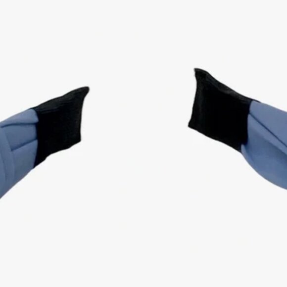 NWOT Casey Chiffon Knotted Black Headband - Picture 2 of 5